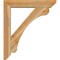Ekena Millwork Legacy Slat Rough Sawn Bracket w/ Offset Brace, Western Red Cedar, 6"W x 30"D x 34"H BKT0604X30X34LEC06RWR - alternate 3